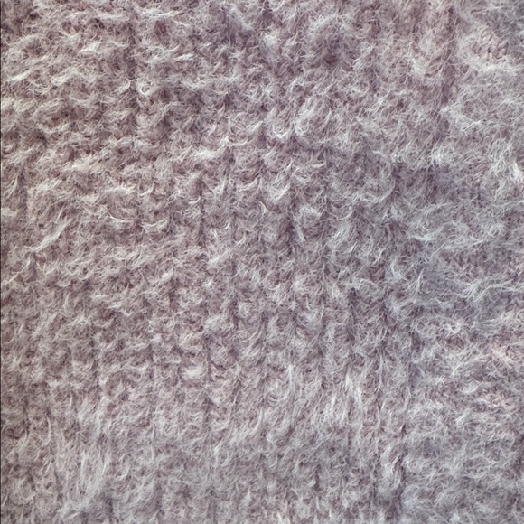 Planet Gold Eyelash-knit Drawstring Sweater in the color Lilac Sachet size large - Picture 4 of 5